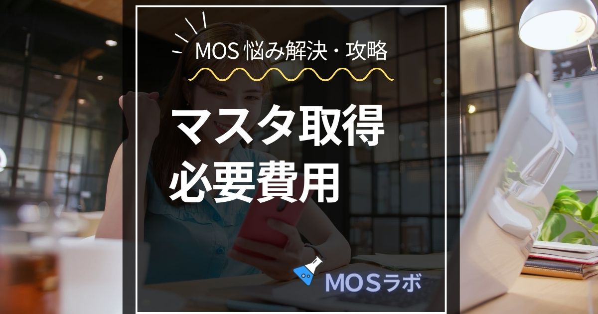 マスタ取得 必要費用